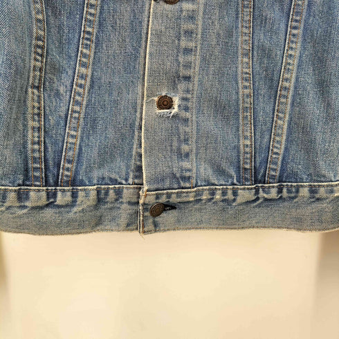 リーバイス Levis 70-80S 3rd型 ボタン裏529刻印 リメイク ノーカラー デニム ジャケット メンズ