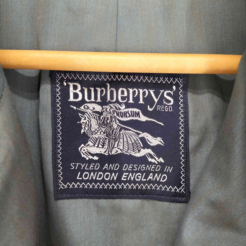 バーバリーズ BURBERRYS 70S~ 玉虫 ステンカラーコート メンズ