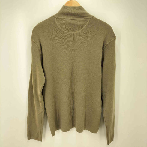 アルマーニジーンズ ARMANI JEANS イタリア製 スナップボタン ヘンリーネック ウール ニット メンズ import:L