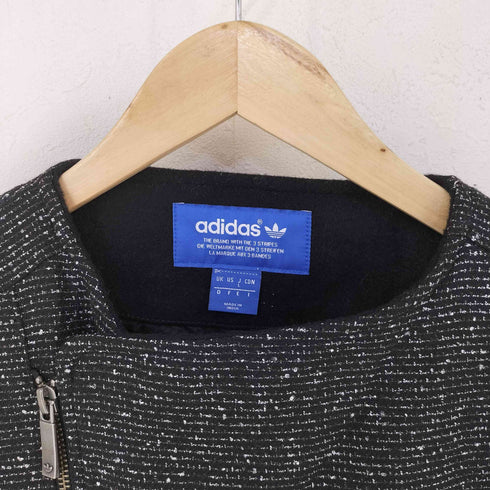 アディダスオリジナルス adidas Originals ウール混 ライダースジャケット レディース import:L