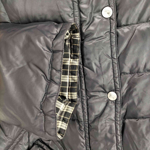 バーバリーブルーレーベル BURBERRY BLUE LABEL 裏地チェックダウンコート レディース 38