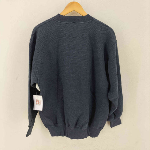 luna pier モックネック 前V 鹿の子スウェット メンズ import:L