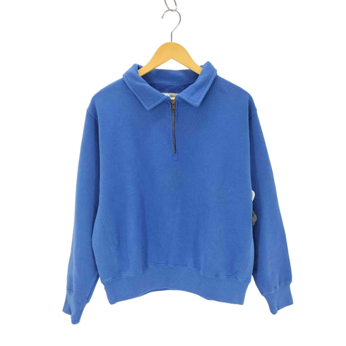 ラッセルアスレチック RUSSELL ATHLETIC 90s USA製 ハーフジップスウェット 短丈 メンズ JPN:S