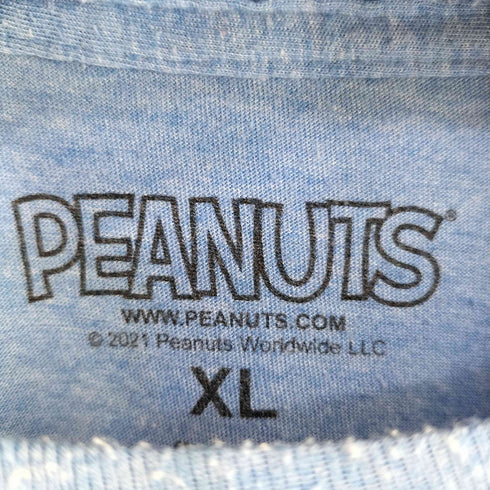 ピーナッツ PEANUTS I'LL DO IT TOMORROW クルーネックTシャツ メンズ import:XL