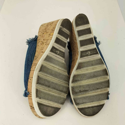 ミネトンカ Minnetonka YORK フリンジ デニムサンダル レディース 5