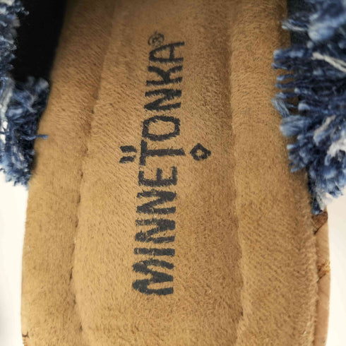 ミネトンカ Minnetonka YORK フリンジ デニムサンダル レディース 5