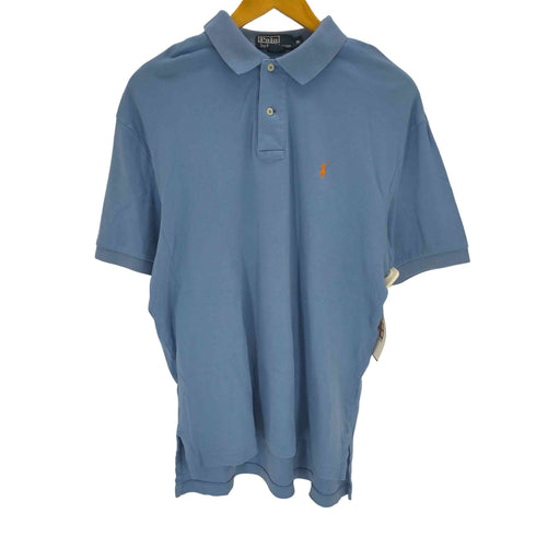 ポロバイラルフローレン Polo by RALPH LAUREN ポニー刺繍 スリランカ製 コットンポロシャツ メンズ import:M