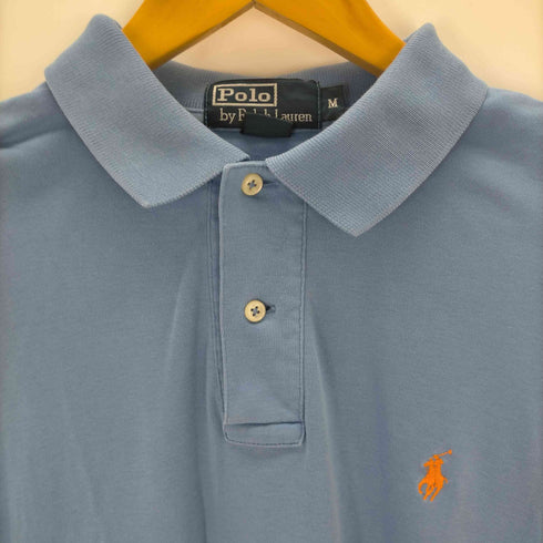 ポロバイラルフローレン Polo by RALPH LAUREN ポニー刺繍 スリランカ製 コットンポロシャツ メンズ import:M