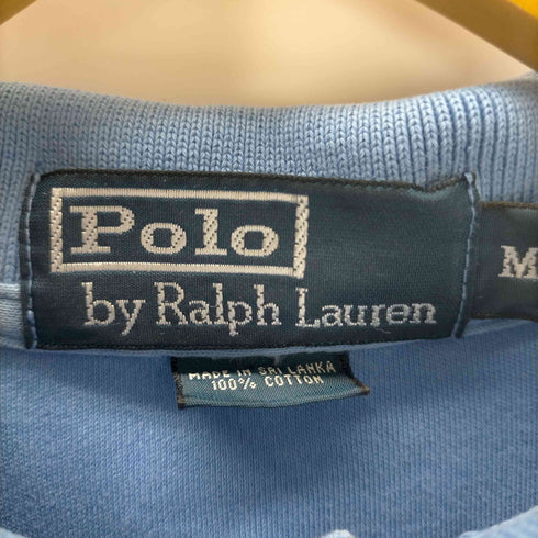 ポロバイラルフローレン Polo by RALPH LAUREN ポニー刺繍 スリランカ製 コットンポロシャツ メンズ import:M