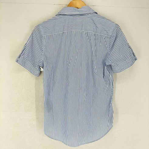 ラルフローレン RALPH LAUREN ポニー刺繍ストライプS/S シャツ レディース JPN:S
