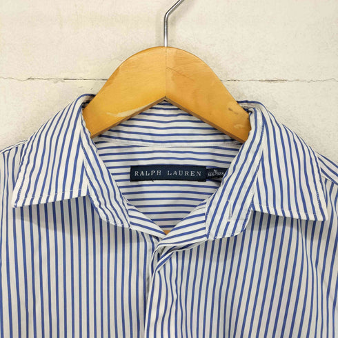 ラルフローレン RALPH LAUREN ポニー刺繍ストライプS/S シャツ レディース JPN:S