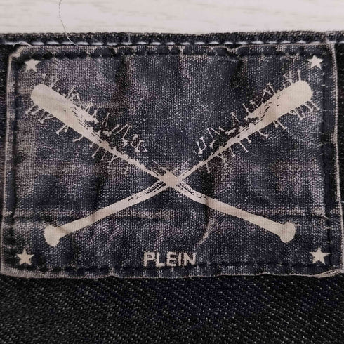 PLEIN Y2K ダメージ&リペア スリムデニム メンズ JPN:1