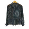 ザラ ZARA 総柄 ペイズリー柄 シースルー L/S シャツ レディース import:S