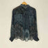 ザラ ZARA 総柄 ペイズリー柄 シースルー L/S シャツ レディース import:S