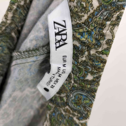 ザラ ZARA ペイズリー フレア スカート レディース