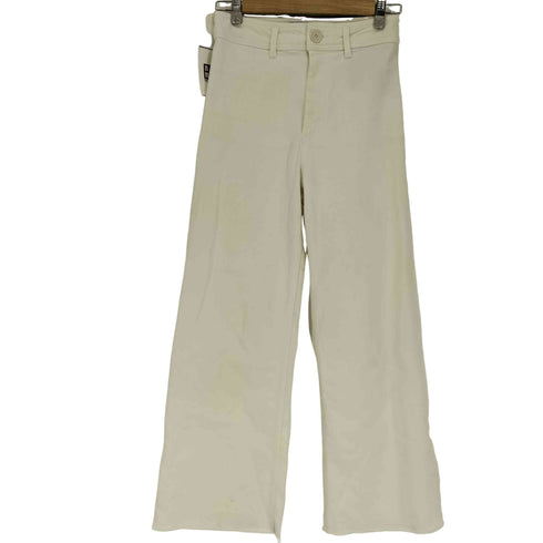 ザラ ZARA THE MARINE STRAIGHT マリンストレート カットオフ ハイウエスト フレア パンツ レディース EUR:36