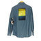 BLACKBIRD chambray shirt hand painted domestic メンズ