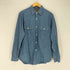 BLACKBIRD chambray shirt hand painted domestic メンズ