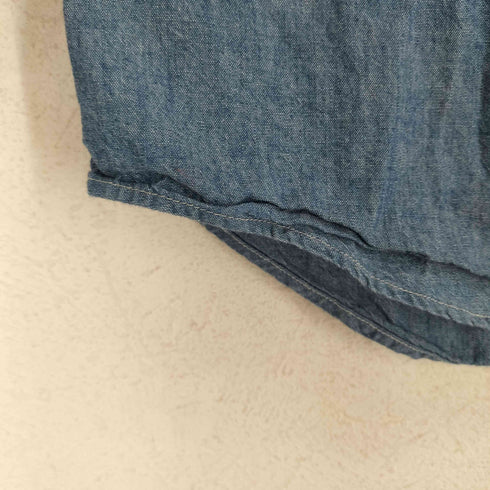 BLACKBIRD chambray shirt hand painted domestic メンズ