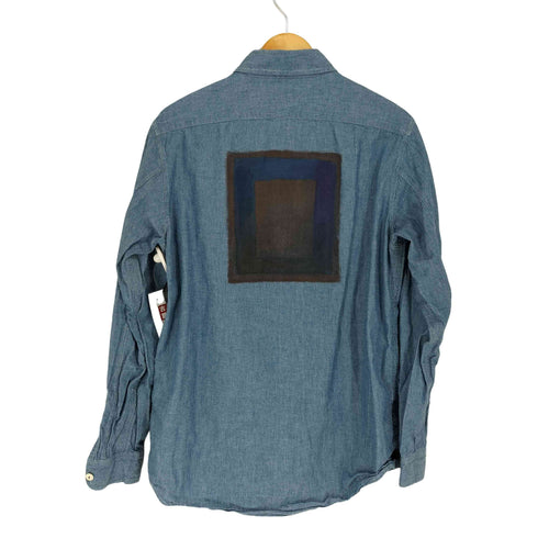BLACKBIRD chambray shirt hand painted domestic メンズ