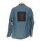 BLACKBIRD chambray shirt hand painted domestic メンズ