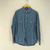 BLACKBIRD chambray shirt hand painted domestic メンズ