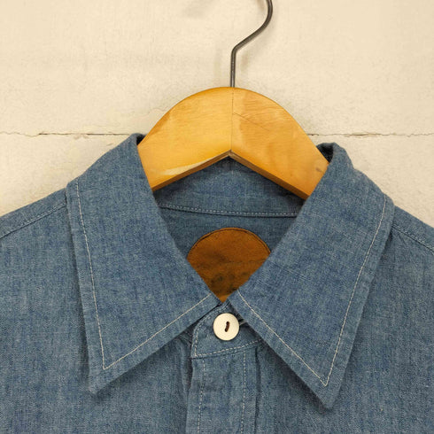 BLACKBIRD chambray shirt hand painted domestic メンズ