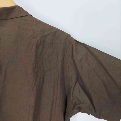JUN SAITO J-Mago リネン混 開襟 オープンカラー S/S シャツ メンズ JPN:M