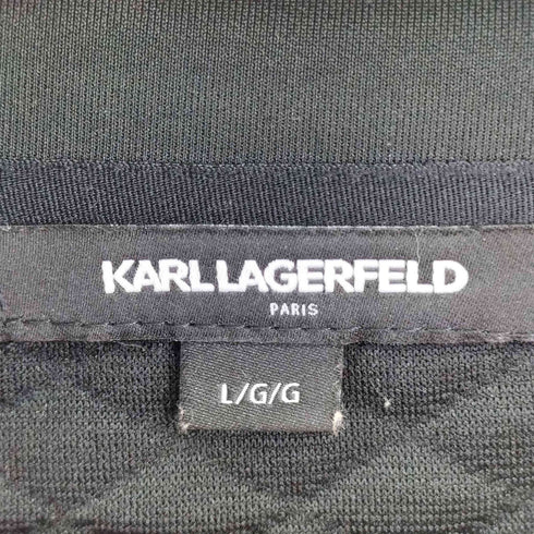カールラガーフェルド KARLLAGERFELD Knitted Pullover Shell ロゴ ボンディングスウェット メンズ import:L