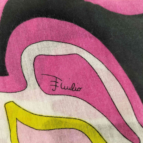 エミリオプッチ EMILIO PUCCI 総柄 ハンカチ レディース