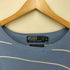 ポロバイラルフローレン Polo by RALPH LAUREN ポニー 刺繍 PIMA COTTON ボーダー コットン クルーネック ニット メンズ import:XL