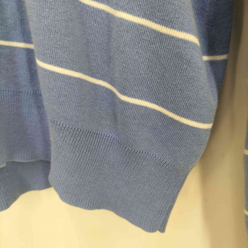 ポロバイラルフローレン Polo by RALPH LAUREN ポニー 刺繍 PIMA COTTON ボーダー コットン クルーネック ニット メンズ import:XL