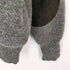 Step-Ahead 英国製 PURE NEW WOOL バード アニマル 刺繍 スウェードパッチ クルーネック ウール ニット メンズ