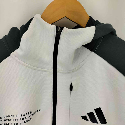 アディダス adidas アディダスアダプテーション ダブルニット フード付きトラックジャケット メンズ import:M