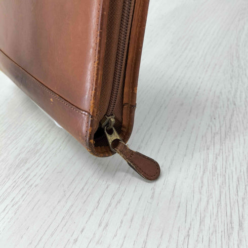コーチ COACH OLD レザーリングノート 手帳 メンズ