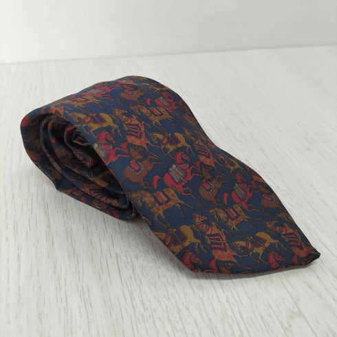 サルヴァトーレフェラガモ Salvatore Ferragamo イタリア製 総柄シルクネクタイ メンズ