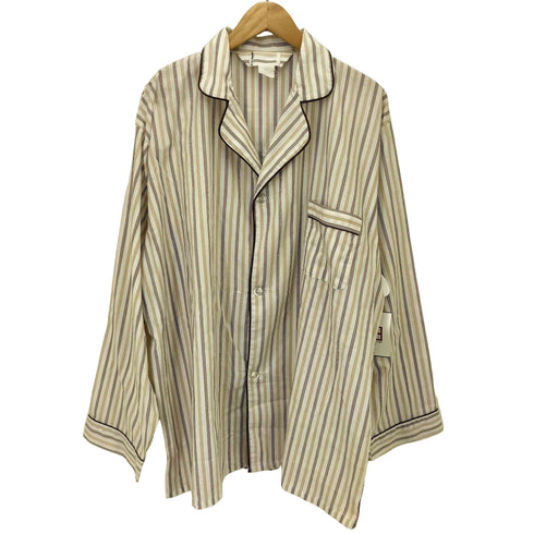 ストライプ L/S パジャマシャツ メンズ import:L