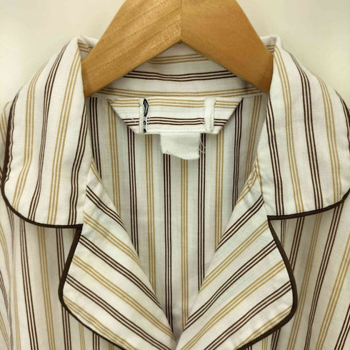 ストライプ L/S パジャマシャツ メンズ import:L