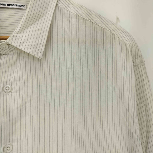 ユニフォームエクスペリメント uniform experiment STRIPE SHIRT メンズ JPN:4