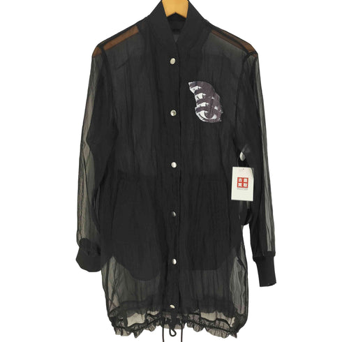 ディーゼル DIESEL 20SS CLAY JACKET シアー プリント ナイロン ジャケット レディース import:XS