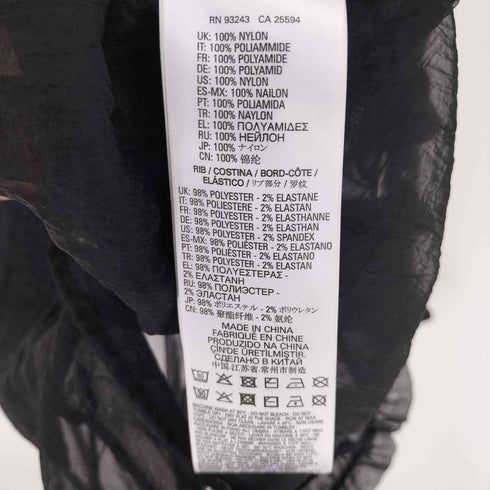 ディーゼル DIESEL 20SS CLAY JACKET シアー プリント ナイロン ジャケット レディース import:XS