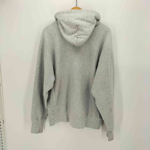 ザコットンエクスチェンジ THE COTTON EXCHANGE USA製 VERMONT カレッジプリント リバースウィーブ プルオーバーパーカー メンズ import:L