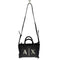 アルマーニエクスチェンジ ARMANI EXCHANGE A|Xロゴ キャンバスミニトートバッグ フリンジ レディース