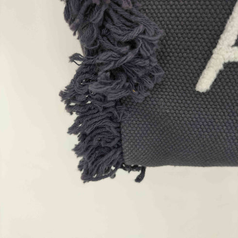 アルマーニエクスチェンジ ARMANI EXCHANGE A|Xロゴ キャンバスミニトートバッグ フリンジ レディース