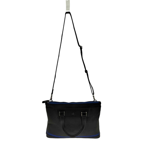 シーケーカルバンクライン ck Calvin Klein バイカラー レザービジネスバッグ メンズ