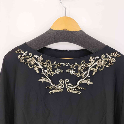 Elie Tahari ビジュードレープワンピース レディース S/P