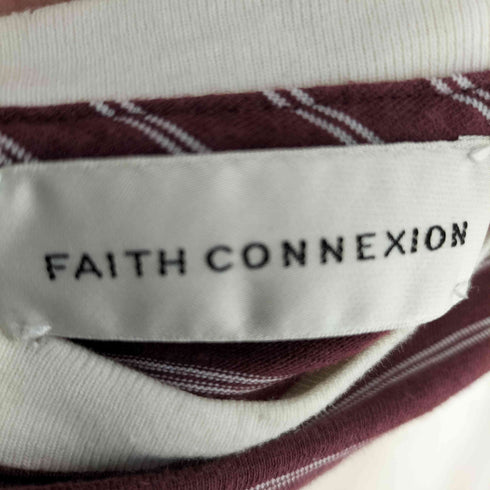 フェイスコネクション FAITH CONNEXION ブリーチダメージ加工 レイヤード カットソー メンズ import:S