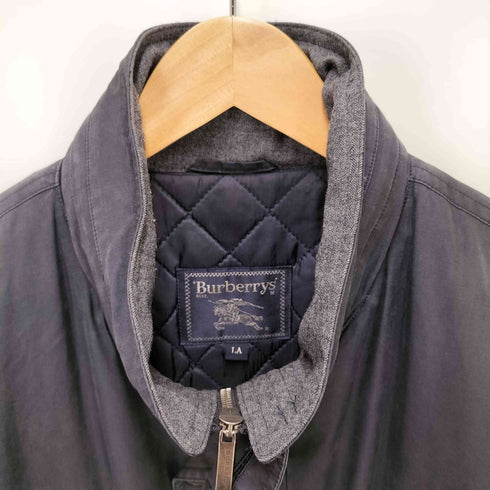バーバリーズ BURBERRYS 90S 比翼 中綿 ジップアップ スタンドカラー ジャケット メンズ import:L
