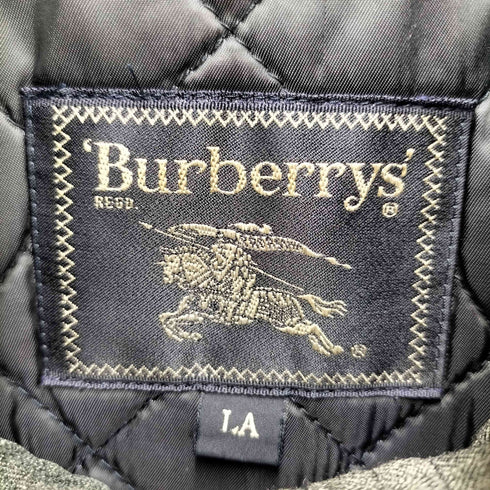バーバリーズ BURBERRYS 90S 比翼 中綿 ジップアップ スタンドカラー ジャケット メンズ import:L