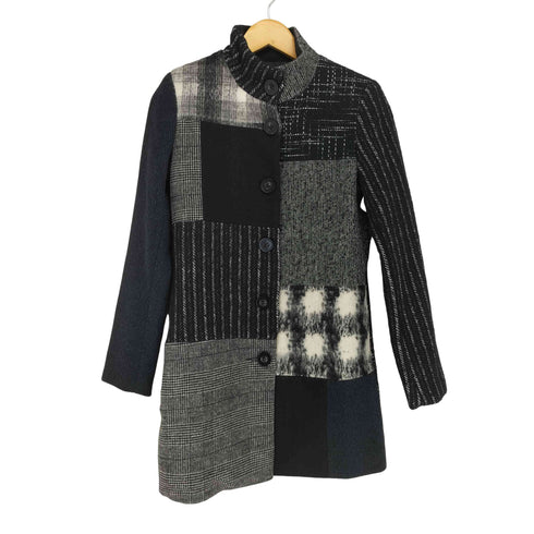 デシグアル Desigual パッチワークデザインコート レディース 36